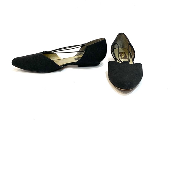 Chaussures Sesto Meucci Femme - Ballerines Noires Cuir - Pointure 39 (US 9) - Fabriquées En Italie